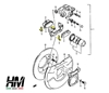 Kit mollette pinze Suzuki Samurai Jap