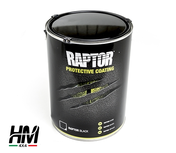 Raptor Paint Coating Set of 4 / Tonable, Black and All RAL Colors / Upol