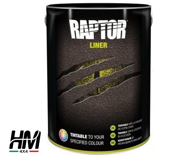 Upol Raptor 5 litri vernice colore personalizzabile - HM4X4
