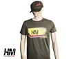 T-shirt uomo - grafica logo HM4X4 in negativo