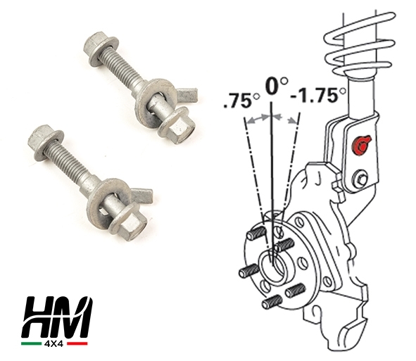 thumbnail image 2 of Stance+ 12mm Front Camber Adjustment Bolts For Suzuki Vitara 1989-2011 2 of 4