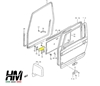 	Coppia limitatori apertura porta Suzuki SJ