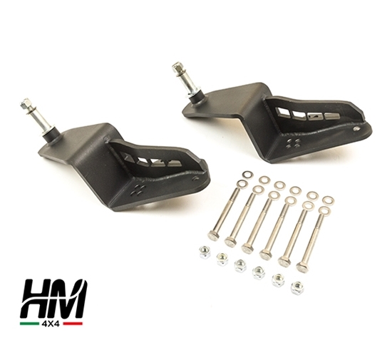 Raised supports for Defender rear shock absorbers - HM4X4