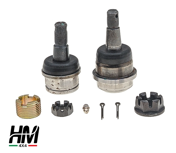 Heavy Duty Ball Joints For Jeep Wrangler JK – Dana 30 & Dana 44 Front Axles, Set Of 4, Chromoly & Polyurethane