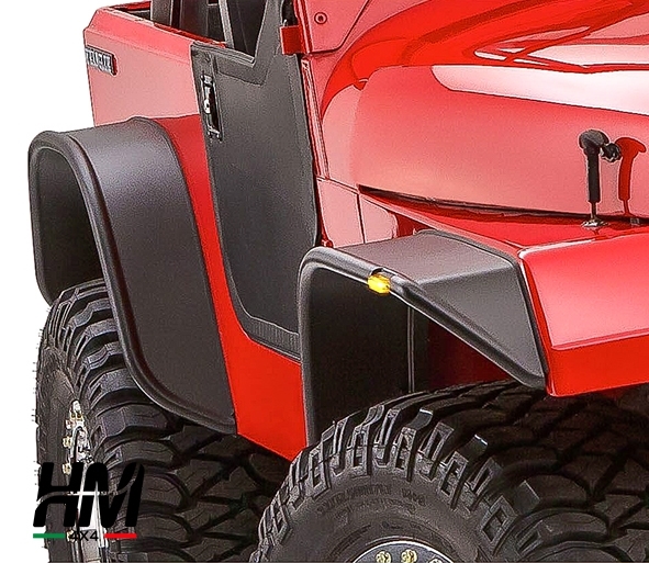 Bushwacker flat style fender flare set Jeep Wrangler YJ - HM4X4