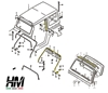 Immagine di Kit montaggio cappottina Suzuki Samurai ed Sj