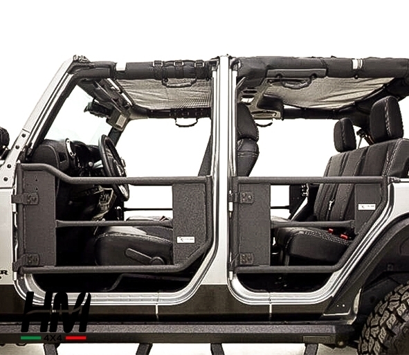 Tube doors with netting Jeep Wrangler JK 2 door - HM4X4