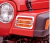 protezioni luci anteriori Jeep Wrangler 