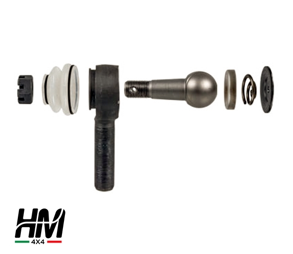 JAPANPARTS JPTI-002 Testina Sterzo – Assale Anteriore, Altezza 68 Mm, Diametro 12,5 Mm – Ricambio Sospensioni Auto