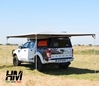 Awning side wall poles