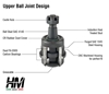 Ball Joint anteriori HD Jeep JK