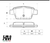 lancia brake pad kit 