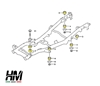 boccole supporto carrozzeria Suzuki Jimny